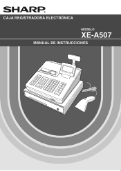 Sharp XE-A507 XE-A507 Operation Manual in Spanish