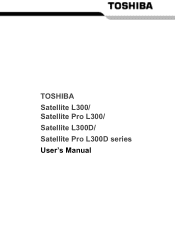 Toshiba Satellite Pro L300 PSLB9C Users Manual Canada; English