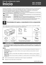 Brother International MFC-J4710DW Quick Setup Guide - Spanish