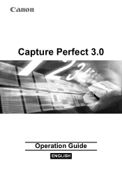 Canon DR 2580C Operating Guide
