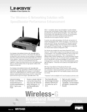 Cisco WRT54GS Brochure