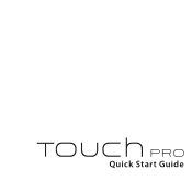 HTC Touch Pro Alltel Quick Start Guide