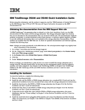 IBM 17011RS Quick Installation Guide