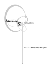 Intermec SR61 RS-232 Bluetooth Adapter Instructions