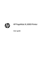 Konica Minolta HP PageWide XL 8000 User Guide