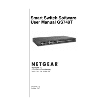 Netgear GS748T GS748Tv3 User Manual