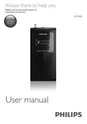 Philips AE1500 User manual