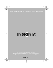 Insignia NS-HT51 User Manual (English)