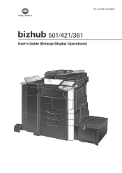 Konica Minolta bizhub 361 bizhub 361/421/501 Enlarge Display Operations User Manual