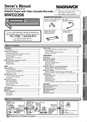 Magnavox MWD2206 Owners Manual