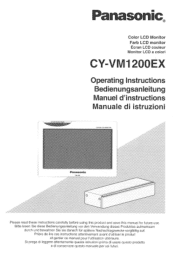Panasonic CYVM1200EX CYVM1200EX User Guide
