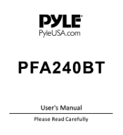Pyle PFA240BT User Manual
