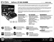 EVGA GeForce GT 520 2048MB PDF Spec Sheet