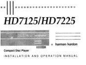 Harman Kardon HD7125BBK Owners Manual