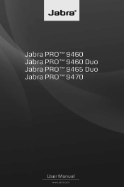 Jabra PRO 9470 User Manual