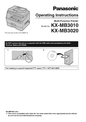 Panasonic KX-MB3020 Multi Function Printer