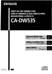 AIWA CA-DW535 Operating Instructions