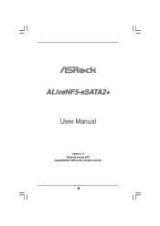 ASRock ALiveNF5-eSATA2 User Manual