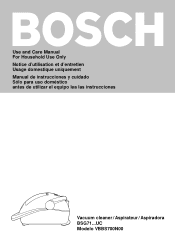 Bosch BSG71370UC Use and Care Manual