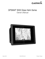 Garmin GPSMAP 8008 MFD Owner's Manual
