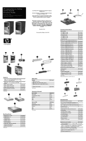 HP dx2708 Illustrated Parts Map: HP Compaq Business Desktop dx2700/dx2708 Microtower Models