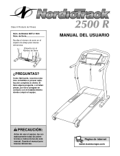 NordicTrack 2500r Treadmill Spanish Manual