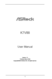 ASRock K7V88 User Manual