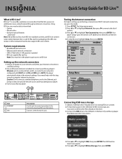 Insignia NS-2BRDVD Quick Setup Guide (English)