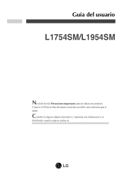 LG L1754SM-PF Owner's Manual