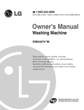 LG WM2487HWM Owners Manual