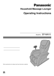 Panasonic EP-MA10KU EP-MA10KU Owner's Manual
