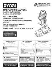 Ryobi P884 Operation Manual 5