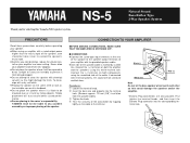 Yamaha NS-5 Owner's Manual