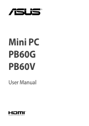 Asus Mini PC PB60G PB60G Users Manual English