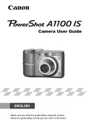 Canon A1100 PowerShot A1100 IS Camera User Guide