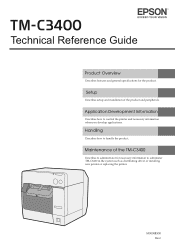 Epson ColorWorks/SecurColor C3400 Technical Reference Guide TRG