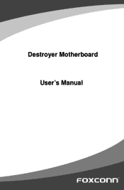 Foxconn Destroyer English Manual.
