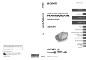 Sony HDR SR1 Operating Guide