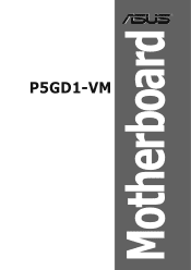 Asus P5GD1-VM P5GD1-VM User's manual English Edition E1671