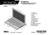 Dell Vostro V13 Setup and Features Information Tech Sheet