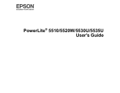 Epson PowerLite 5535U Users Guide