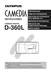 Olympus D-360L D-360L Instrucciones (Español)