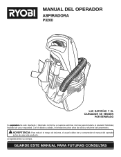 Ryobi P3200 Spanish Manual