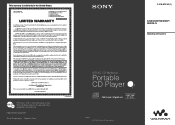 Sony D-NE329SP Operating Instructions