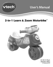 Vtech 2-in-1 Learn & Zoom Motorbike User Manual