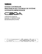 Yamaha C20A C20A Owners Manual Image