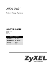 ZyXEL NSA-2401 User Guide