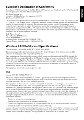 Epson BrightLink EB-735Fi Notices and Warranty