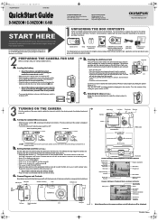 Olympus D540 D-540 Zoom Quick Start Guide (English - 818KB)