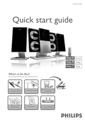 Philips MCM298 Quick start guide